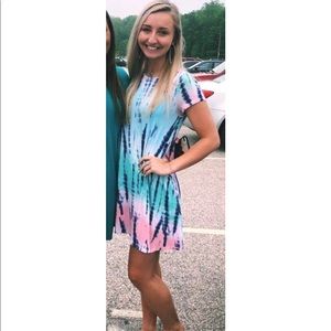 Tie-dye T-shirt Dress